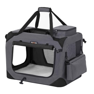 Τσάντα Μεταφοράς Σκύλου 60 x 42 x 42 cm Γκρι PDC60GY Feandrea Τσάντα Μεταφοράς Σκύλου 60 x 42 x 42 cm Γκρι PDC60GY Feandrea