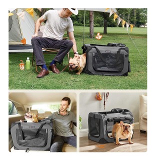 Τσάντα Μεταφοράς Σκύλου 60 x 42 x 42 cm Γκρι PDC60GY Feandrea Τσάντα Μεταφοράς Σκύλου 60 x 42 x 42 cm Γκρι PDC60GY Feandrea