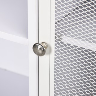 Ντουλάπι μπουφέ HOMCOM με 4 ανοιχτά ράφια και ντουλάπι, σε μοριοσαν...