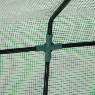 Outsunny Θερμοκήπιο για Φυτά Λαχανόκηπος με 2 Καλύμματα PE και PVC,...