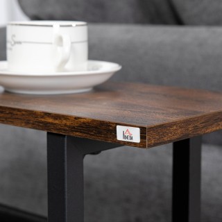 Τραπεζάκι σαλονιού HOMCOM μοριοσανίδα και ατσάλι με υφασμάτινη τσάν... Τραπεζάκι σαλονιού HOMCOM μοριοσανίδα και ατσάλι με υφασμάτινη τσάν...