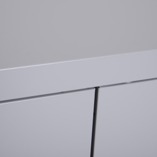 Ντουλάπα εγγράφων Vinsetto με κλειδαριά ασφαλείας σε ατσάλι, γκρι, ... Ντουλάπα εγγράφων Vinsetto με κλειδαριά ασφαλείας σε ατσάλι, γκρι, ...