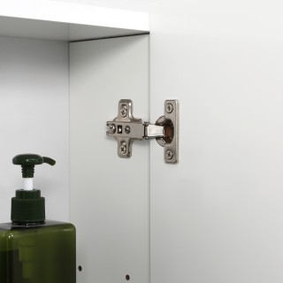 kleankin Ντουλάπι Μπάνιου με 3 Πόρτες Καθρέφτες και Ρυθμιζόμενα Ράφ... kleankin Ντουλάπι Μπάνιου με 3 Πόρτες Καθρέφτες και Ρυθμιζόμενα Ράφ...