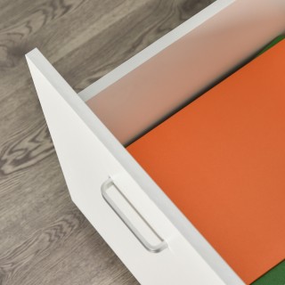 Συρτάρια γραφείου Vinsetto με 2 συρτάρια με κλειδαριά και 5 ρόδες, ... Συρτάρια γραφείου Vinsetto με 2 συρτάρια με κλειδαριά και 5 ρόδες, ...