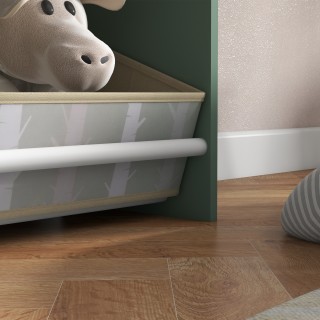 ZONEKIZ Παιδικό ράφι παιχνιδιών με αφαιρούμενα ράφια και συρτάρια, ...