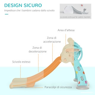 HOMCOM Slide για παιδιά με στεφάνι μπάσκετ εσωτερικού και εξωτερικο... HOMCOM Slide για παιδιά με στεφάνι μπάσκετ εσωτερικού και εξωτερικο...