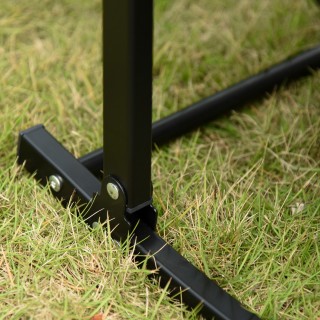 Outsunny Σετ 2 Πτυσσόμενες Ξαπλώστρες Κήπου, Ξαπλώστρες Αλουμινίου ...