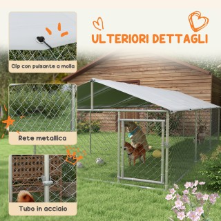 PawHut Outdoor Run για μεγάλα σκυλιά έως 30 κιλά, με αδιάβροχη και ... PawHut Outdoor Run για μεγάλα σκυλιά έως 30 κιλά, με αδιάβροχη και ...