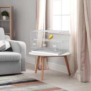 Μεταλλικό Κλουβί Πτηνών με Μπολ για Φαγητό και Λαβή, 60x41x41cm - ... Μεταλλικό Κλουβί Πτηνών με Μπολ για Φαγητό και Λαβή, 60x41x41cm - ...