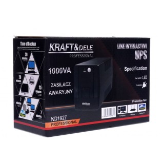 UPS LED 1000 VA 600 W Kraft&Dele KD-1927 UPS LED 1000 VA 600 W Kraft&Dele KD-1927