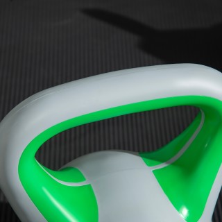 SPORTNOW Kettlebell 16kg σε PU και Sand με επίπεδη βάση και λαβή γι...