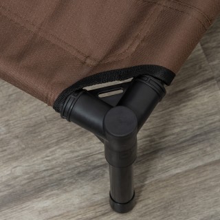 Κρεβάτι PawHut Raised Dog με αναπνεύσιμο κάθισμα, από ατσάλι και ύφ... Κρεβάτι PawHut Raised Dog με αναπνεύσιμο κάθισμα, από ατσάλι και ύφ...