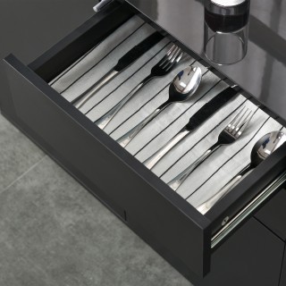 Ντουλάπι πολλαπλών χρήσεων HOMCOM με 2 συρτάρια και 2 ντουλάπια, άν... Ντουλάπι πολλαπλών χρήσεων HOMCOM με 2 συρτάρια και 2 ντουλάπια, άν...