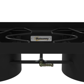 Outsunny 2 Καυστήρας 150.000 BTU Μεταλλική Σόμπα υγραερίου Camping ... Outsunny 2 Καυστήρας 150.000 BTU Μεταλλική Σόμπα υγραερίου Camping ...