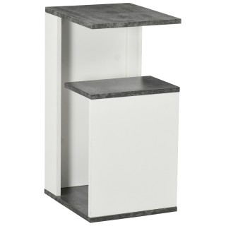 Κομοδίνο HOMCOM με ανοιχτό ράφι σε μοριοσανίδα με ακανόνιστο σχέδιο... Κομοδίνο HOMCOM με ανοιχτό ράφι σε μοριοσανίδα με ακανόνιστο σχέδιο...