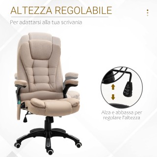 Καρέκλα μασάζ γραφείου και σπιτιού Vinsetto με 6 σημεία μασάζ και λ... Καρέκλα μασάζ γραφείου και σπιτιού Vinsetto με 6 σημεία μασάζ και λ...