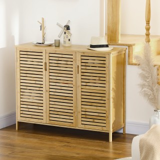 HOMCOM Κινητό Σχάρα Παπουτσιών με 8 Ράφια σε 3 Επίπεδα με Χερούλια,... HOMCOM Κινητό Σχάρα Παπουτσιών με 8 Ράφια σε 3 Επίπεδα με Χερούλια,...