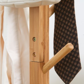 Ξύλινος Καλόγερος από Μπαμπού με 8 Γάντζους 49.5 x 49.5 x 178 cm HO... Ξύλινος Καλόγερος από Μπαμπού με 8 Γάντζους 49.5 x 49.5 x 178 cm HO...