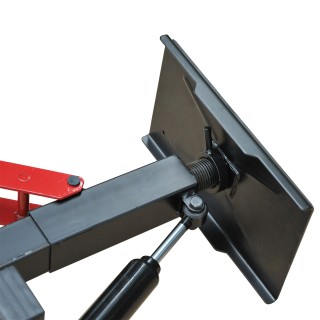 HOMCOM ρυθμιζόμενο ύψος βάσης μοτοσυκλέτας με μανιβέλα, από ατσάλι ...