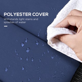 Μαξιλάρι Outsunny για ξαπλώστρες και ξαπλώστρες από ύφασμα με κορδό... Μαξιλάρι Outsunny για ξαπλώστρες και ξαπλώστρες από ύφασμα με κορδό...