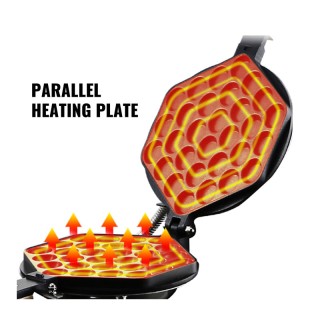 Βαφλιέρα από Ανοξείδωτο Ατσάλι 1400 W VEVOR SC-X30JDZJ0000001V2 Βαφλιέρα από Ανοξείδωτο Ατσάλι 1400 W VEVOR SC-X30JDZJ0000001V2