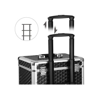 Βαλίτσα Μακιγιάζ 34 x 27 x 57 cm Χρώματος Μαύρο Songmics JHZ08BK Βαλίτσα Μακιγιάζ 34 x 27 x 57 cm Χρώματος Μαύρο Songmics JHZ08BK