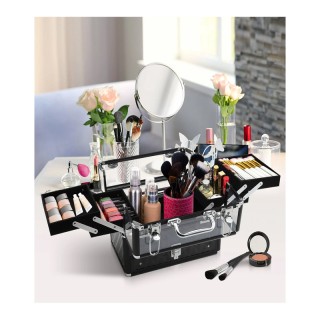 Βαλιτσάκι Καλλυντικών 30 x 18.5 x 22 cm HOMCOM 501-018BK Βαλιτσάκι Καλλυντικών 30 x 18.5 x 22 cm HOMCOM 501-018BK