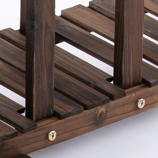 Outsunny ράφι λουλουδιών 4 επιπέδων, φυτευτή εξωτερικού και εσωτερι...