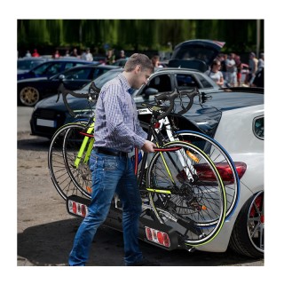 Βάση Κοτσαδόρου Αυτοκινήτου 2 Ποδηλάτων με Πίσω Φώτα Ασφαλείας 113 ...