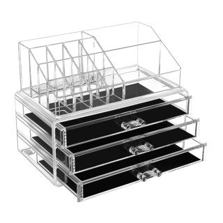 Βάση Οργάνωσης Καλλυντικών και Κοσμημάτων με 3 Συρτάρια Songmics JK... Βάση Οργάνωσης Καλλυντικών και Κοσμημάτων με 3 Συρτάρια Songmics JK...