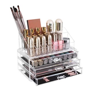 Βάση Οργάνωσης Καλλυντικών και Κοσμημάτων με 3 Συρτάρια Songmics JK...