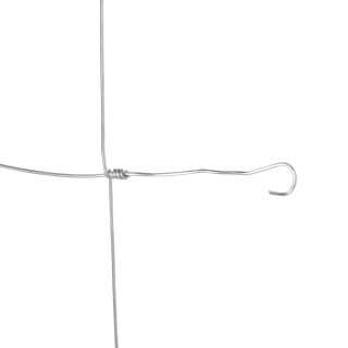 PawHut 26,1m Ρολό από γαλβανισμένο συρματόπλεγμα, Ύψος 1,2m, Ασημί ...