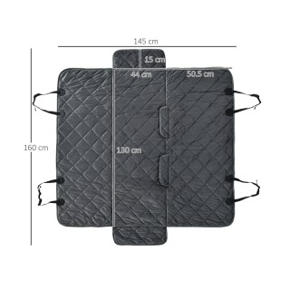 Βελούδινο Προστατευτικό Κάλυμμα Αυτοκινήτου για Κατοικίδια 160 x 14...