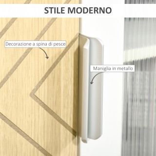 HOMCOM Μοντέρνος Ξύλινος Μπουφές, Ντουλάπα Πολλαπλών Χρήσεων για Σα... HOMCOM Μοντέρνος Ξύλινος Μπουφές, Ντουλάπα Πολλαπλών Χρήσεων για Σα...