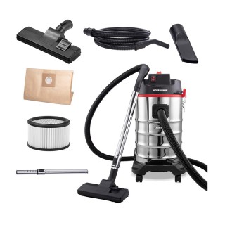 Βιομηχανική Ηλεκτρική Σκούπα Υγρών και Στερεών 30 Lt 1400 W Bakaji ...