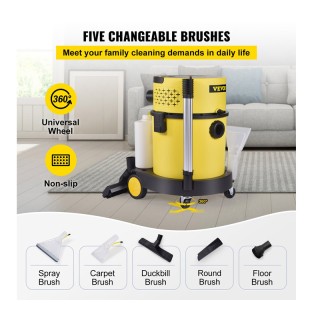 Βιομηχανική Ηλεκτρική Σκούπα Υγρών και Στερεών 4 σε 1 20 Lt 1200 W ... Βιομηχανική Ηλεκτρική Σκούπα Υγρών και Στερεών 4 σε 1 20 Lt 1200 W ...