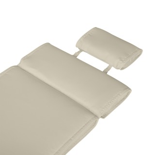 Μαξιλάρι Outsunny για Ξαπλώστρα Κήπου Ξαπλώστρα, Κρεμ Λευκό, 198x53...