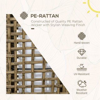 Ηλιακό φωτιστικό κήπου Outsunny με πάνελ φόρτισης, σε ατσάλι και μπ...