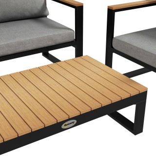 Outsunny Garden Lounge με καναπέ εξωτερικού χώρου, 2 πολυθρόνες και... Outsunny Garden Lounge με καναπέ εξωτερικού χώρου, 2 πολυθρόνες και...