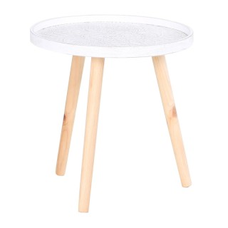 Βοηθητικό Ξύλινο Στρογγυλό Τραπεζάκι 40 x 40.5 cm HOMCOM 833-730