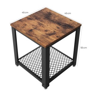 Βοηθητικό Μεταλλικό Τραπεζάκι Σαλονιού 45 x 45 x 55 cm VASAGLE LET41X Βοηθητικό Μεταλλικό Τραπεζάκι Σαλονιού 45 x 45 x 55 cm VASAGLE LET41X