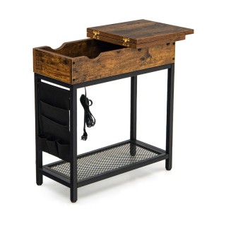 Βοηθητικό Μεταλλικό Τραπέζι με Βάση Φόρτισης 60 x 30 x 58.5 cm Cost... Βοηθητικό Μεταλλικό Τραπέζι με Βάση Φόρτισης 60 x 30 x 58.5 cm Cost...