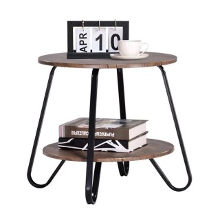 Βοηθητικό Μεταλλικό Στρογγυλό Τραπεζάκι 46 x 45 cm Χρώματος Καφέ Ba... Βοηθητικό Μεταλλικό Στρογγυλό Τραπεζάκι 46 x 45 cm Χρώματος Καφέ Ba...