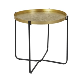 Βοηθητικό Μεταλλικό Στρογγυλό Τραπεζάκι 50 x 45 cm Home Deco Factor... Βοηθητικό Μεταλλικό Στρογγυλό Τραπεζάκι 50 x 45 cm Home Deco Factor...