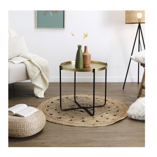 Βοηθητικό Μεταλλικό Στρογγυλό Τραπεζάκι 50 x 45 cm Home Deco Factor... Βοηθητικό Μεταλλικό Στρογγυλό Τραπεζάκι 50 x 45 cm Home Deco Factor...