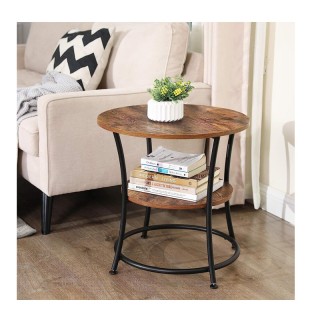 Βοηθητικό Μεταλλικό Στρογγυλό Τραπεζάκι 55 x 55 cm VASAGLE LET56BX Βοηθητικό Μεταλλικό Στρογγυλό Τραπεζάκι 55 x 55 cm VASAGLE LET56BX