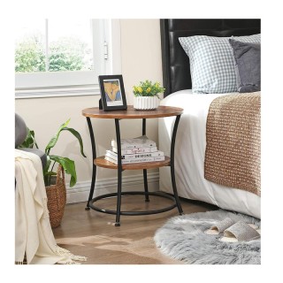 Βοηθητικό Μεταλλικό Στρογγυλό Τραπεζάκι 55 x 55 cm VASAGLE LET56BX Βοηθητικό Μεταλλικό Στρογγυλό Τραπεζάκι 55 x 55 cm VASAGLE LET56BX