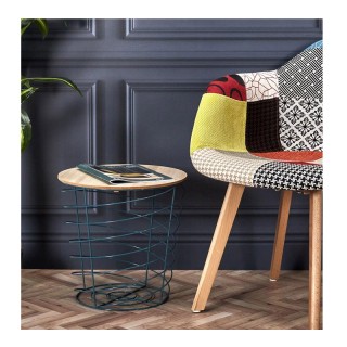 Βοηθητικό Μεταλλικό Στρογγυλό Τραπέζι 40 x 40.5 cm Χρώματος Μπλε Ho... Βοηθητικό Μεταλλικό Στρογγυλό Τραπέζι 40 x 40.5 cm Χρώματος Μπλε Ho...