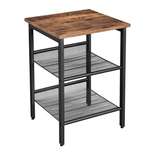 Βοηθητικό Μεταλλικό Τετράγωνο Τραπεζάκι με 2 Ρυθμιζόμενα Ράφια 40 x... Βοηθητικό Μεταλλικό Τετράγωνο Τραπεζάκι με 2 Ρυθμιζόμενα Ράφια 40 x...