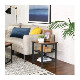 Βοηθητικό Μεταλλικό Τετράγωνο Τραπεζάκι με 2 Ρυθμιζόμενα Ράφια 40 x... Βοηθητικό Μεταλλικό Τετράγωνο Τραπεζάκι με 2 Ρυθμιζόμενα Ράφια 40 x...